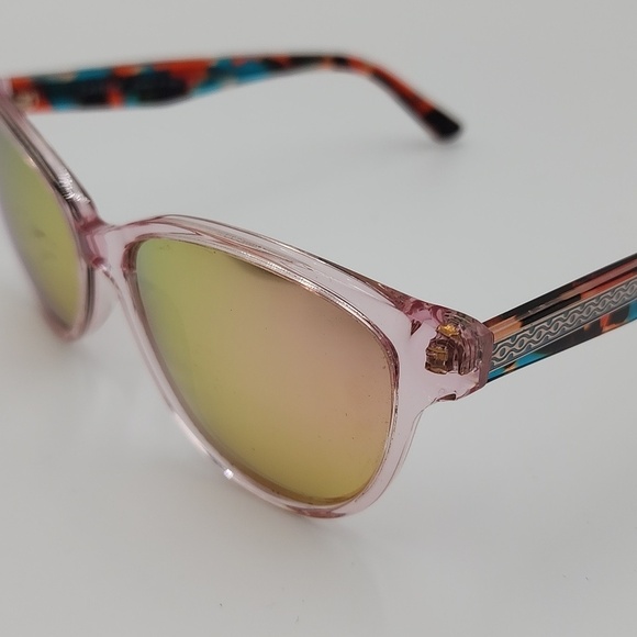 Carfia‎ Stylish Pink Sunglasses With Generic Bag main image 5